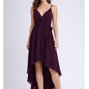 NWT Elegant Burgandy Women's Dress Size Lg